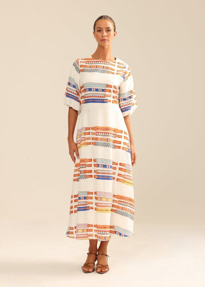 Straight Six Dress in Browbands from BINNYWEAR at Edito boutique