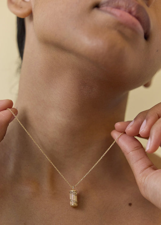 Tabiz Spiral Necklace from Dorothée Sausset