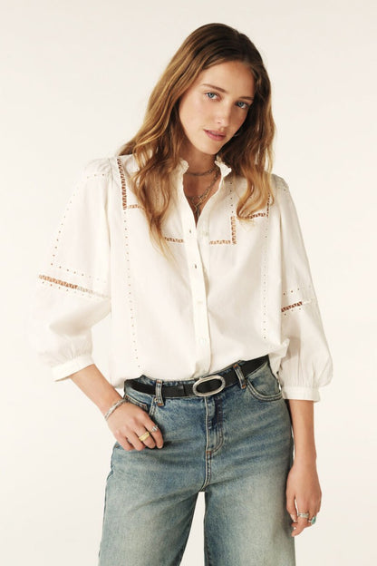 Tamie Lace Shirt from BA&SH at Edito boutique