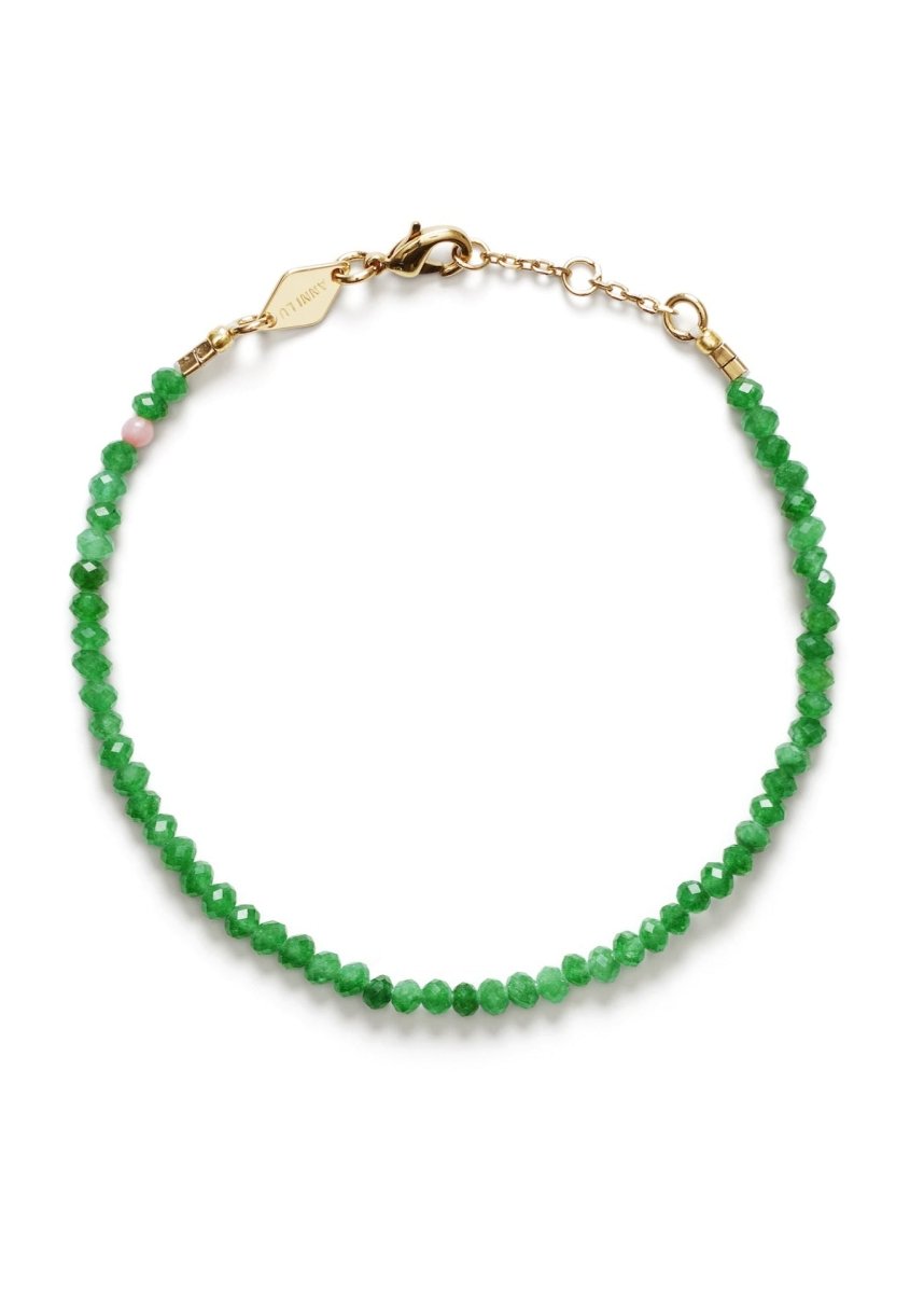 Tan Line Bracelet in Green from ANNI LU at Edito boutique