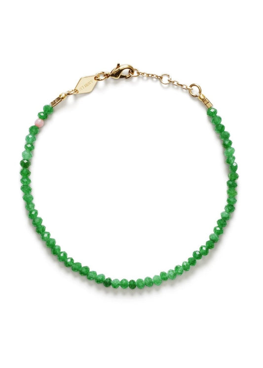 Tan Line Bracelet in Green from ANNI LU at Edito boutique