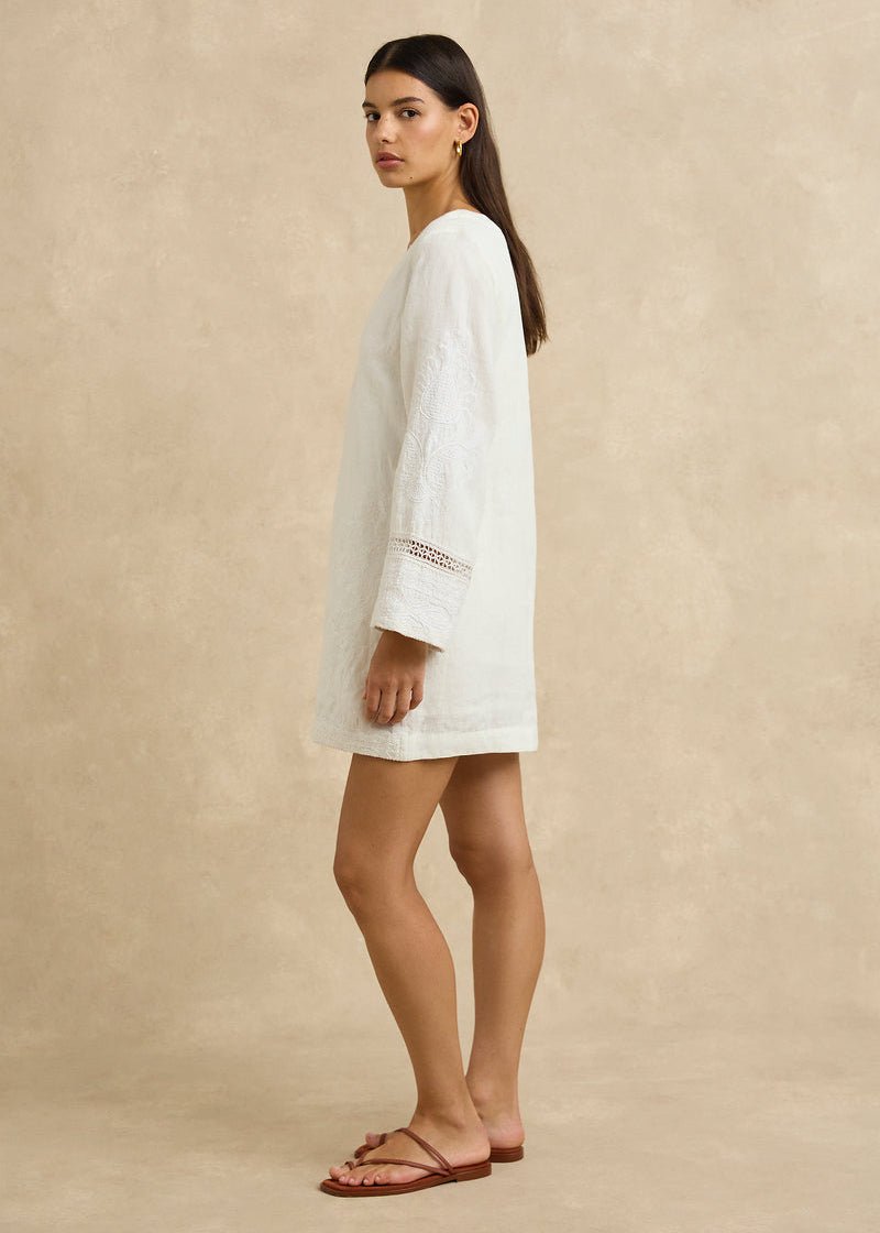 Tavi Dress in Ivory from HANNAH ARTWEAR at Edito boutique