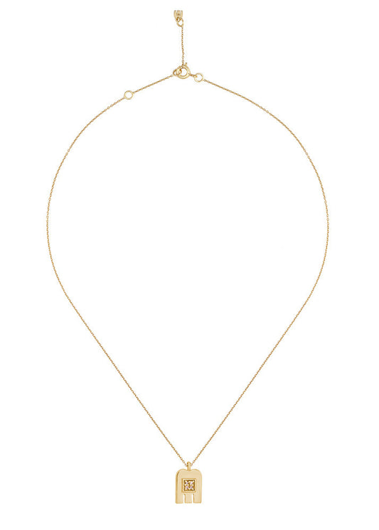 Thali Pave Necklace from Dorothée Sausset