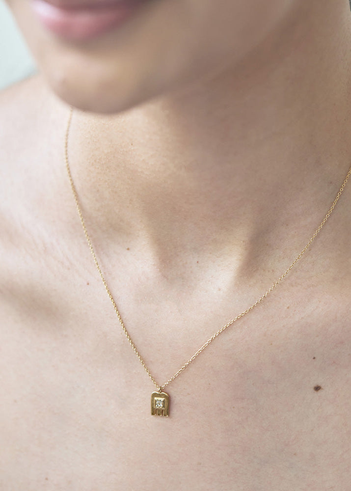 Thali Pave Necklace from Dorothée Sausset