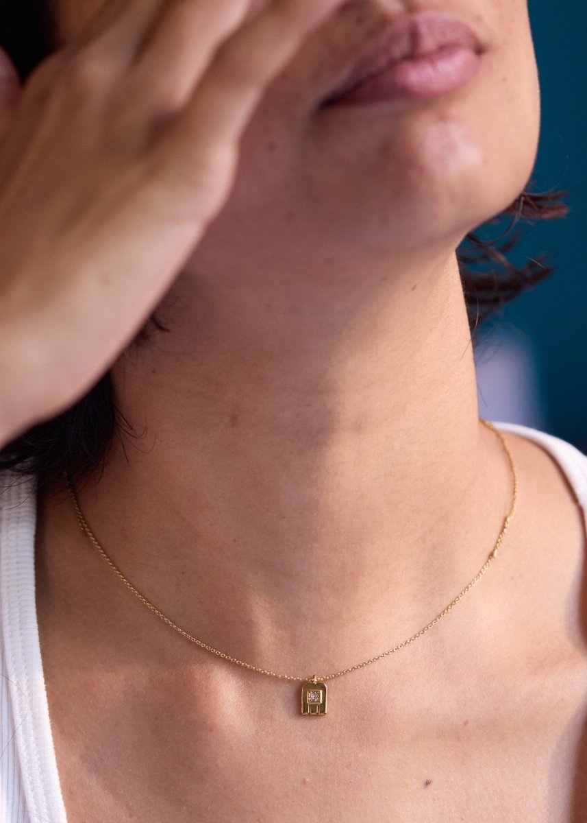 Thali Pave Necklace from DOROTHEE SAUSSET at Edito boutique