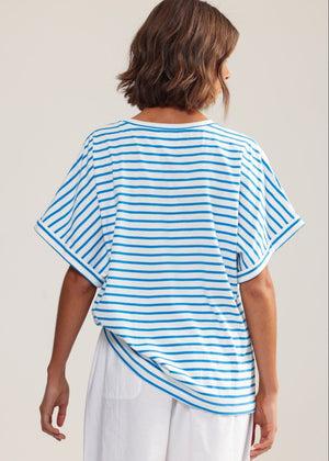 The Pacific Hotel T-shirt in Stripes from BINNYWEAR at Edito boutique