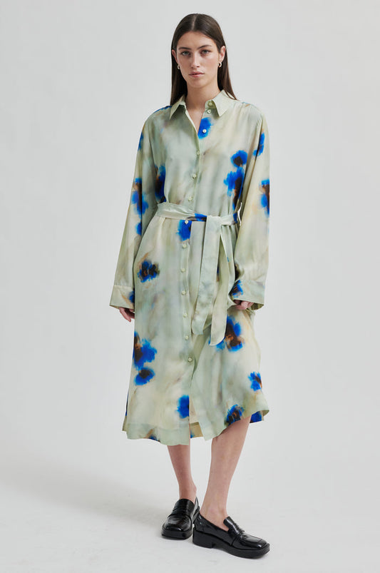 Thistle Shirt Dress in Surf from Second Female