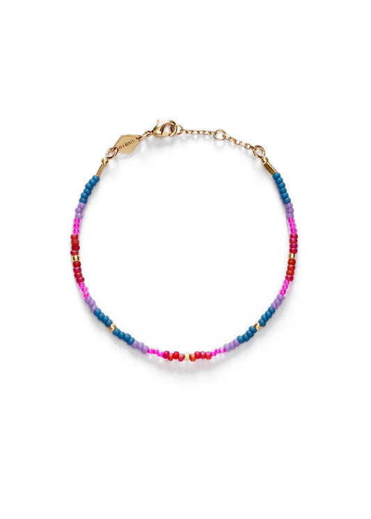 Tie Dye Bracelet in Violet from ANNI LU at Edito Boutique