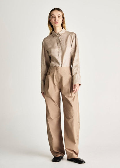 Trove Cotton Pant in Trench from JAC + JACK at Edito boutique