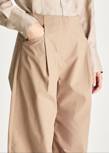 Trove Cotton Pant in Trench from JAC + JACK at Edito boutique