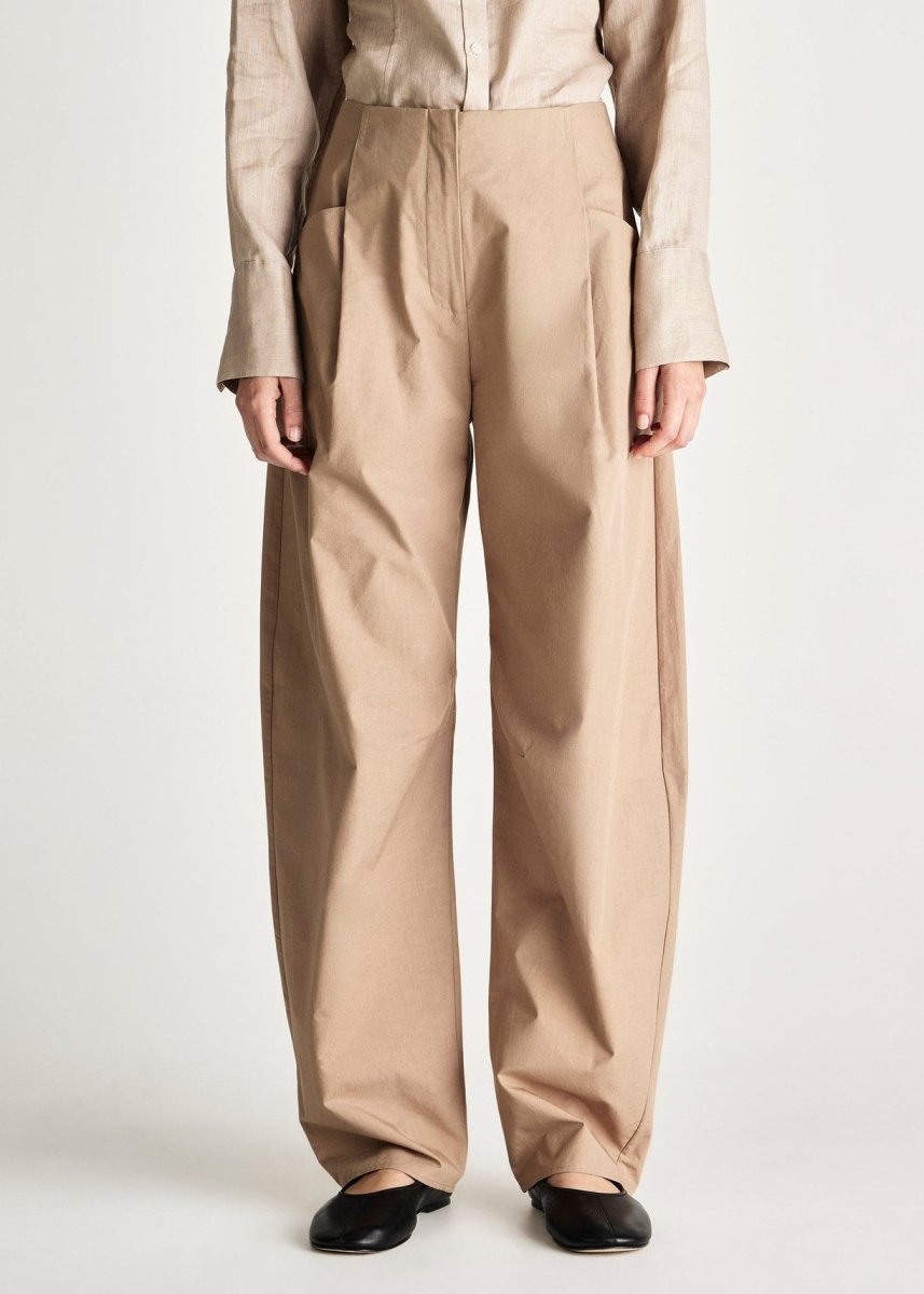 Trove Cotton Pant in Trench from JAC + JACK at Edito boutique