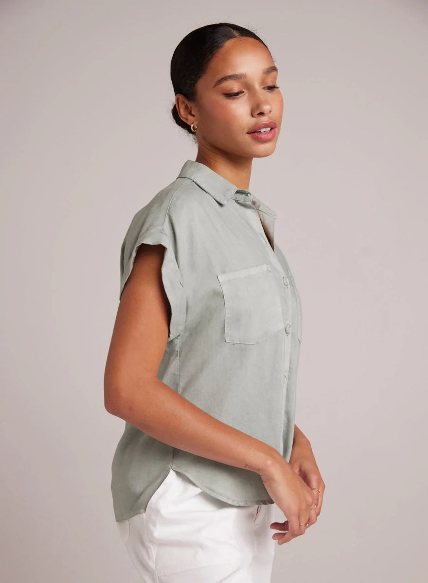 Two Pocket Short Sleeve Shirt from BELLA DAHL at Edito boutique