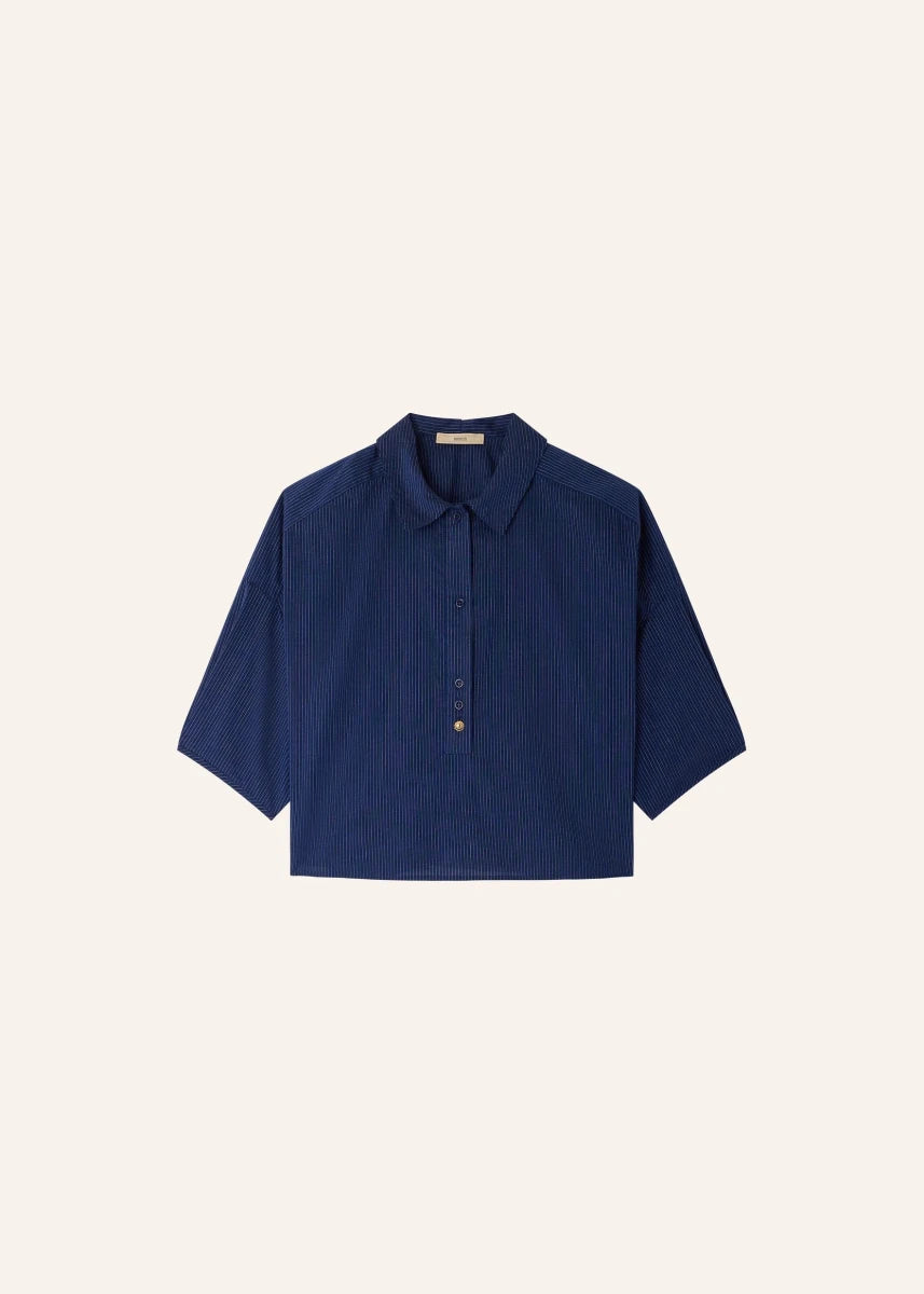 U Shirt in Blazer Blue from SESSUN at Edito boutique