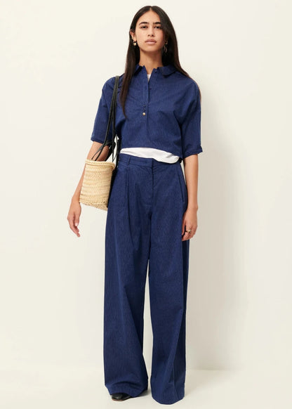 U Shirt in Blazer Blue from SESSUN at Edito boutique