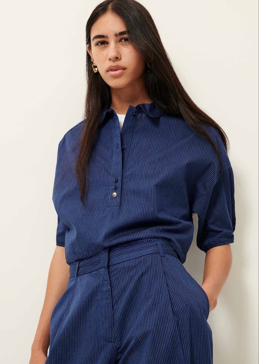 U Shirt in Blazer Blue from SESSUN at Edito boutique
