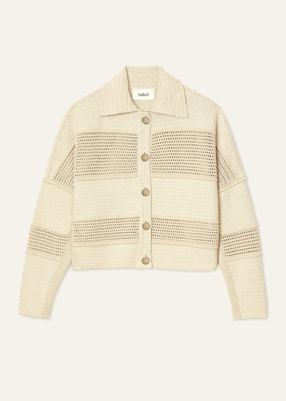 Val Cardigan in Ecru from BA&SH at Edito boutique