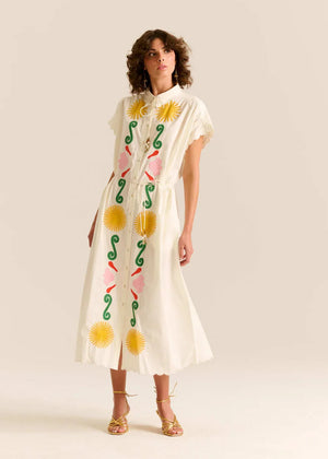 Valerie Kaftan in Off White from Carolina K