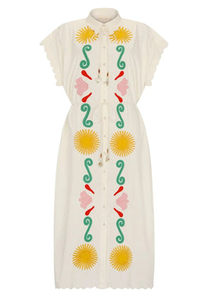 Valerie Kaftan in Off White from Carolina K