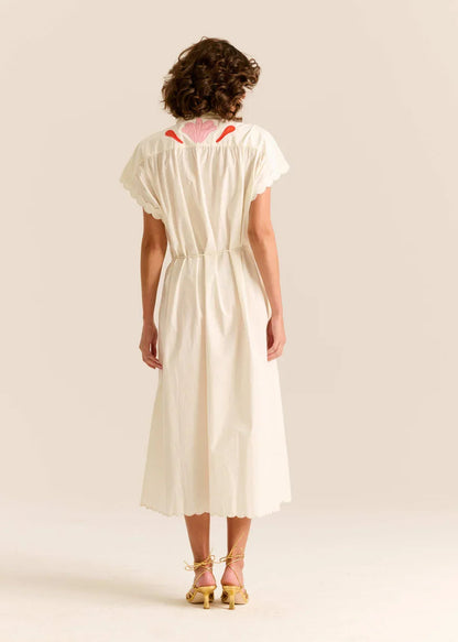 Valerie Kaftan in Off White from Carolina K
