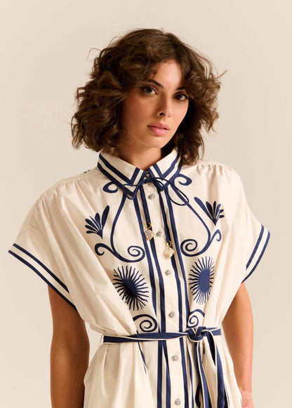 Valerie Kaftan In Poseidon from CAROLINA K at Edito Boutique