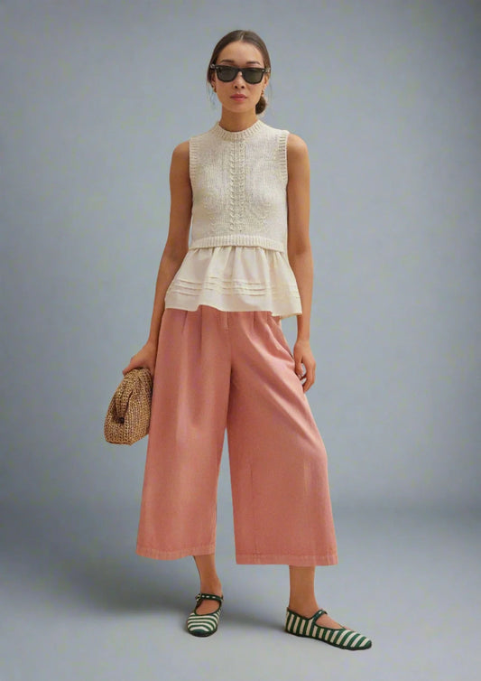 Vanessa Bruno Banjo Culotte Pants Pink