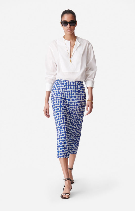 Vanessa Bruno Coral Skirt in Blue