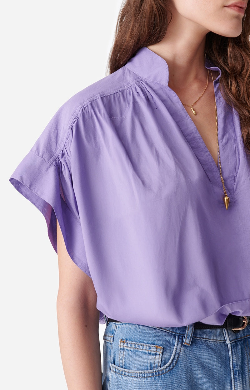 Vanessa Bruno Cory Blouse in Purple