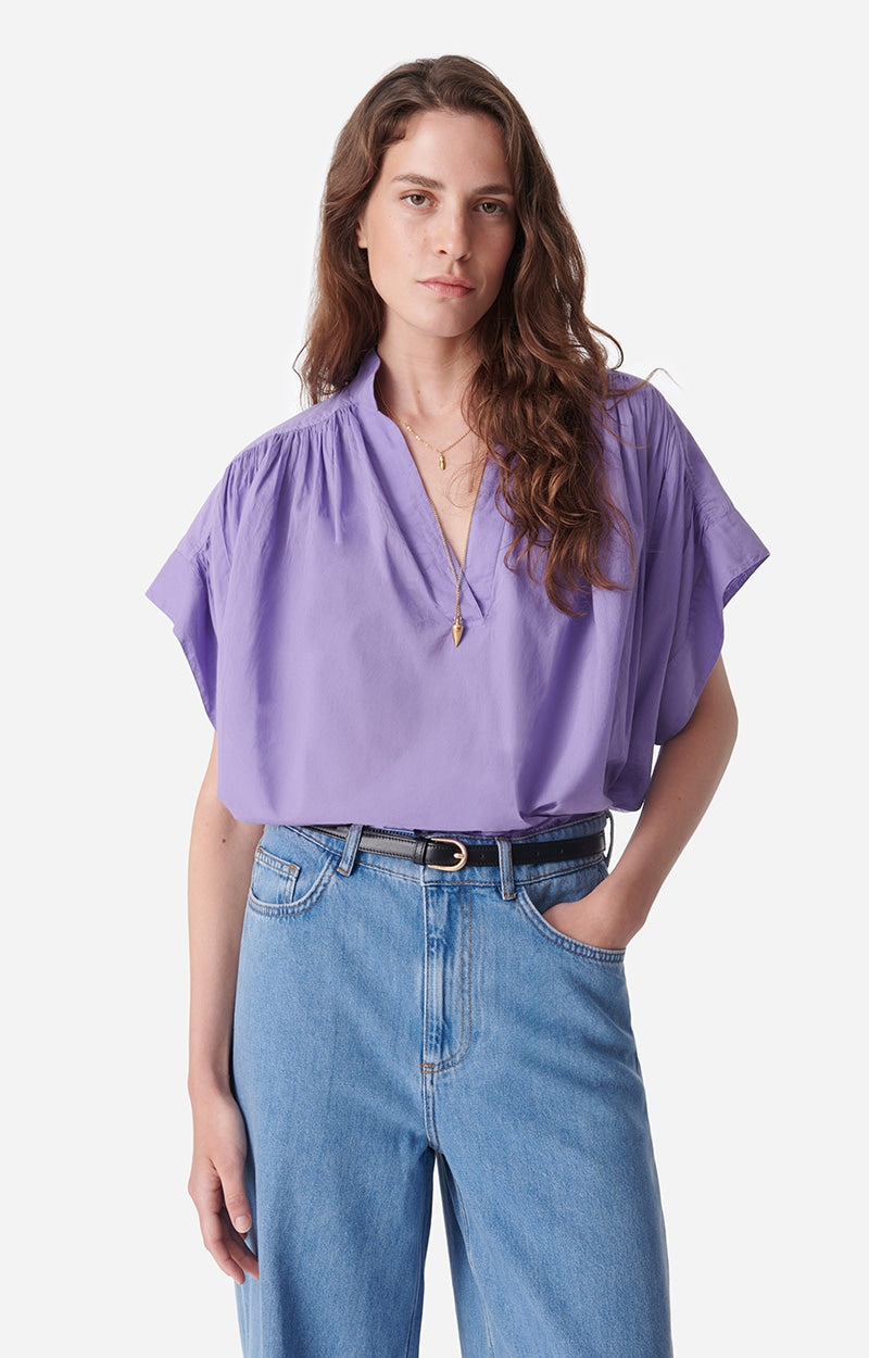 Vanessa Bruno Cory Blouse in Purple