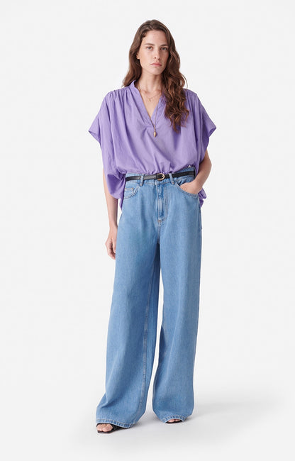 Vanessa Bruno Cory Blouse in Purple