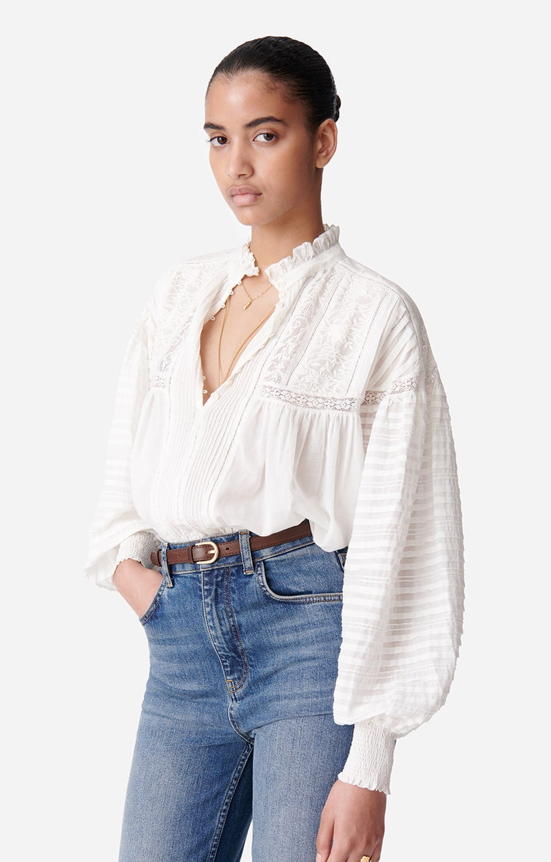 Vanessa Bruno Dahlia Blouse in White