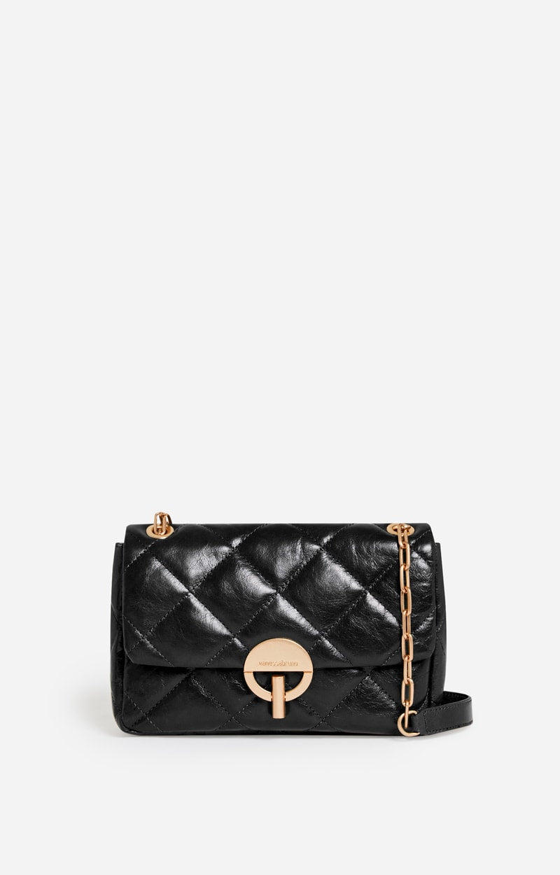 Vanessa Bruno Large Moon Bag in Black