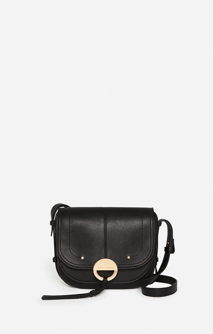 Vaness Bruno Othilia Flap Bag Black