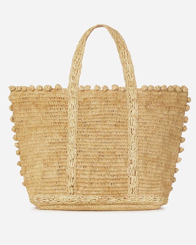 Vanessa Bruno Raffia Bubbles Tote