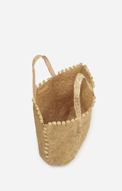 Vanessa Bruno Raffia Bubbles Tote