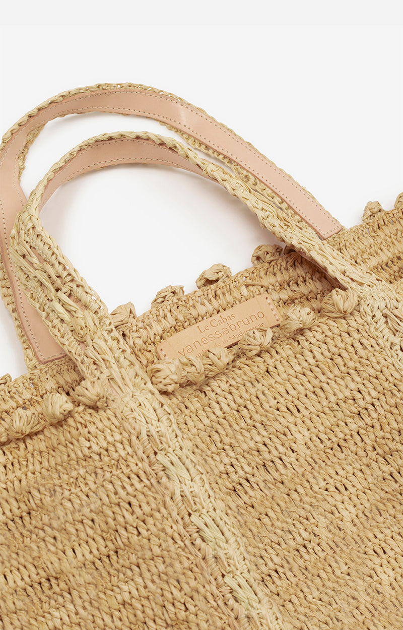 Vanessa Bruno Raffia Bubbles Tote