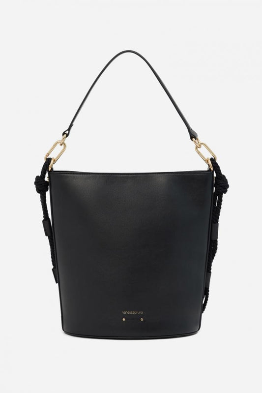 Vaness Bruno Holly Bucket Bag Black