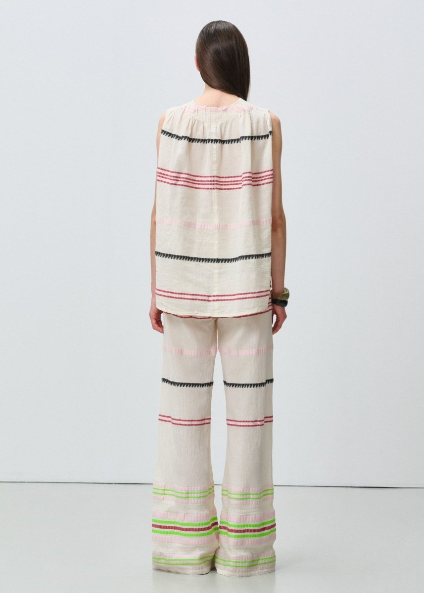 Veloura Pants in Off White from DEVOTION TWINS at Edito Boutique