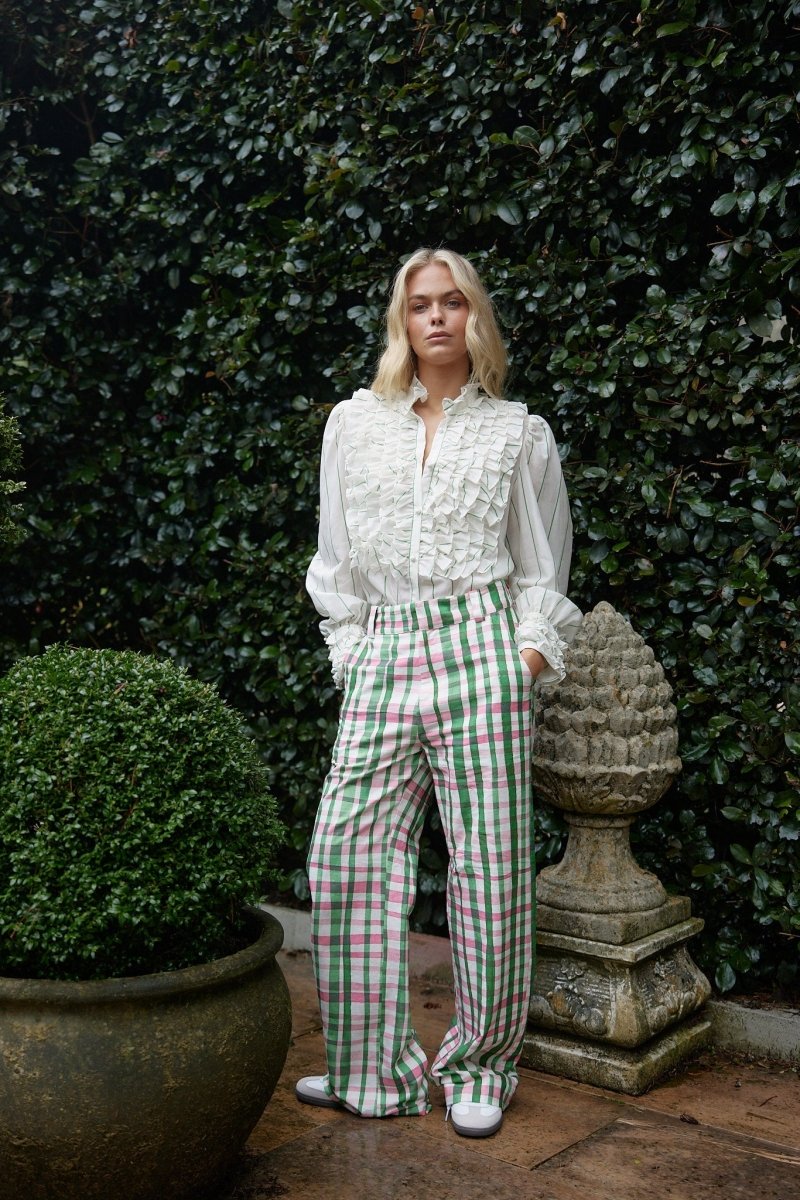Vera Blouse in Whisper Forest from ASTON STUDIO at Edito boutique