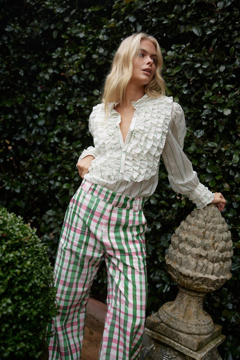 Vera Blouse in Whisper Forest from ASTON STUDIO at Edito boutique