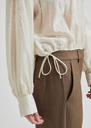 Veria Blouse in Tofu from SECOND FEMALE at Edito boutique