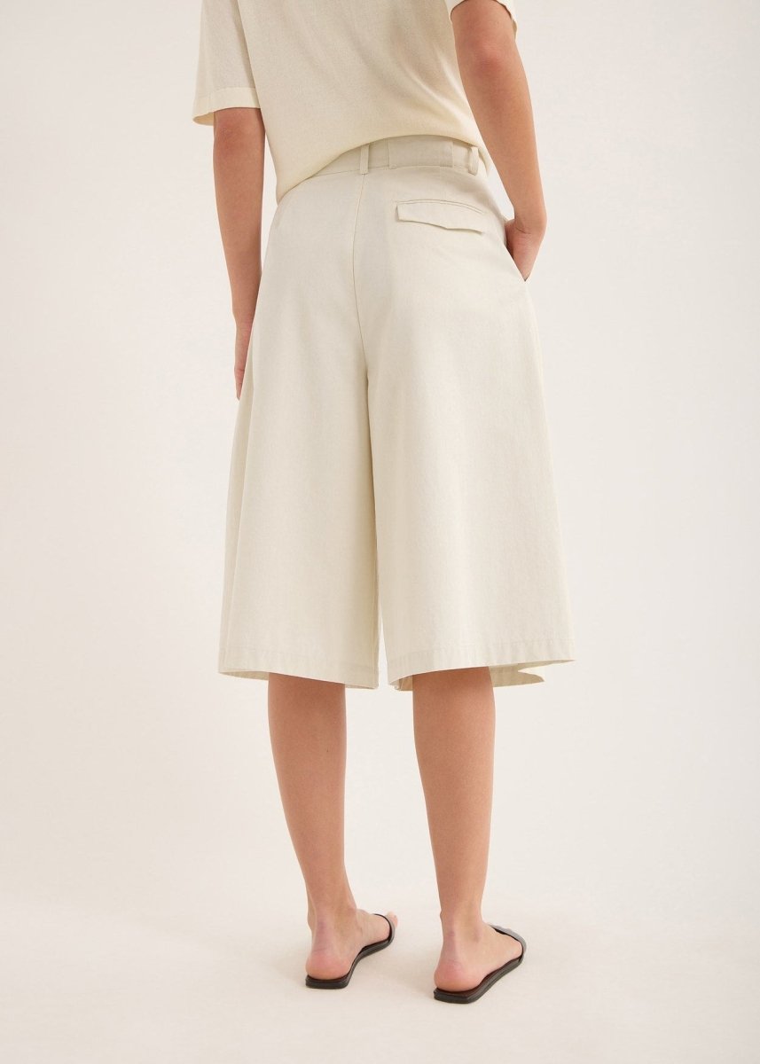 Verner Shorts in Ante White from JAC + JACK at Edito Boutique