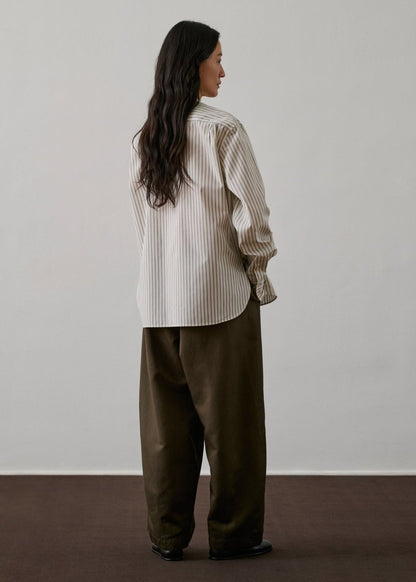 Vernon Trousers in Khaki from SOEUR at Edito boutique
