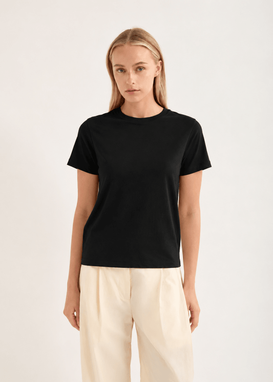 Verte Tee in Black from JAC + JACK at Edito Boutique