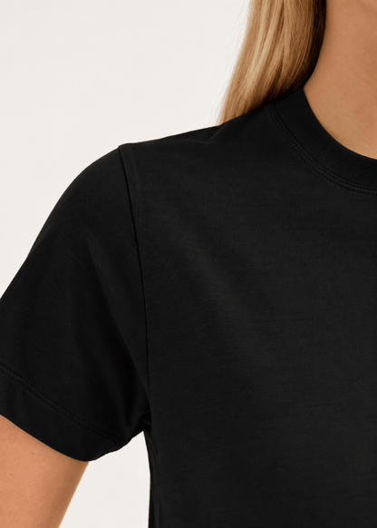 Verte Tee in Black from JAC + JACK at Edito Boutique