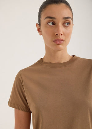 Verte Tee in Walnut from JAC + JACK at Edito Boutique