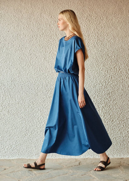 Verve Skirt in Blue from DEVOTION TWINS at Edito Boutique
