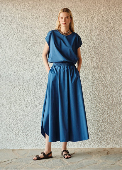 Verve Skirt in Blue from DEVOTION TWINS at Edito Boutique
