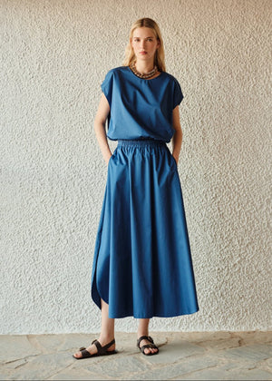 Verve Skirt in Blue from DEVOTION TWINS at Edito Boutique
