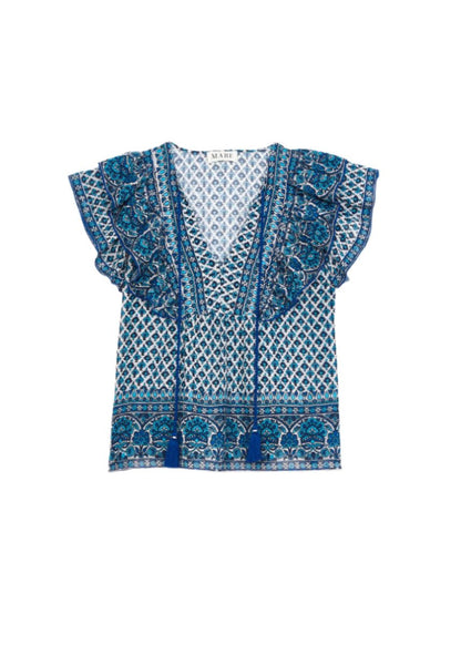 Viti Top in Blue from M.A.B.E at Edito boutique
