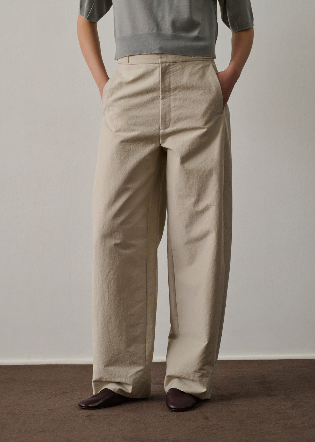 Wally Pant in Chalk from Soeur